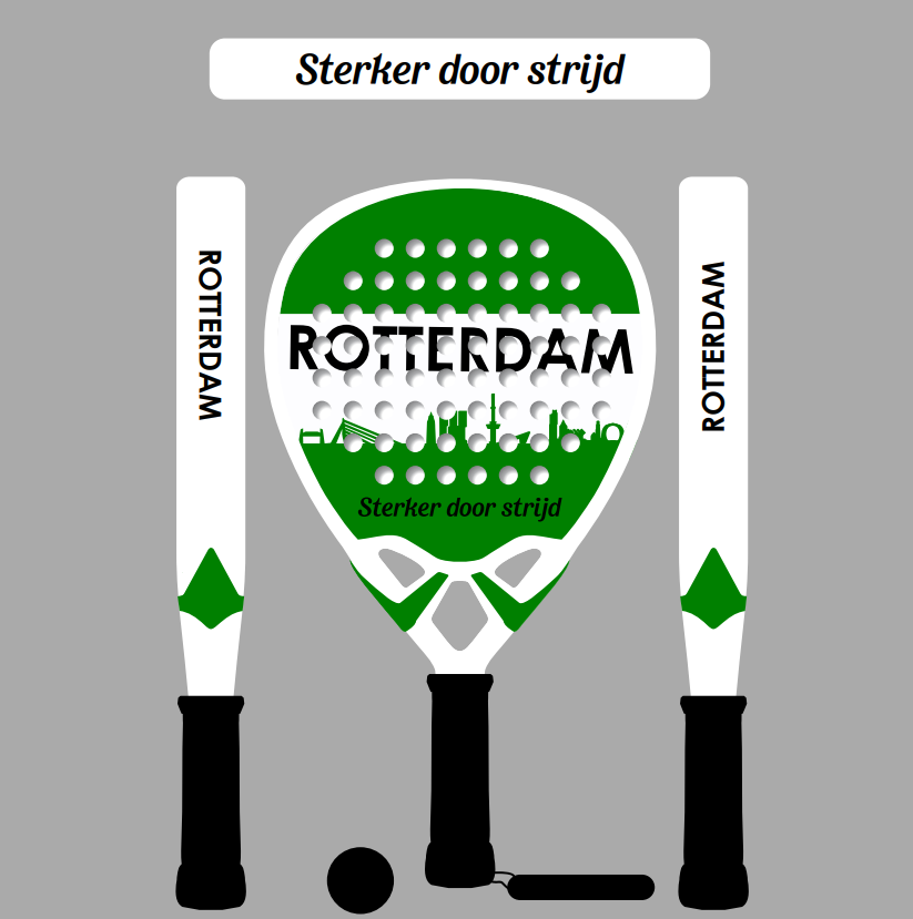 Rotterdam Padelracket 3K Carbon